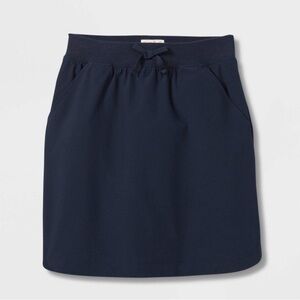 Cat & Jack Girls Youth XL (14) Navy Blue Performance School Uniform Skort